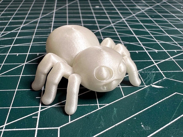 Glow-in-the-dark 3D printed spider Halloween decoration